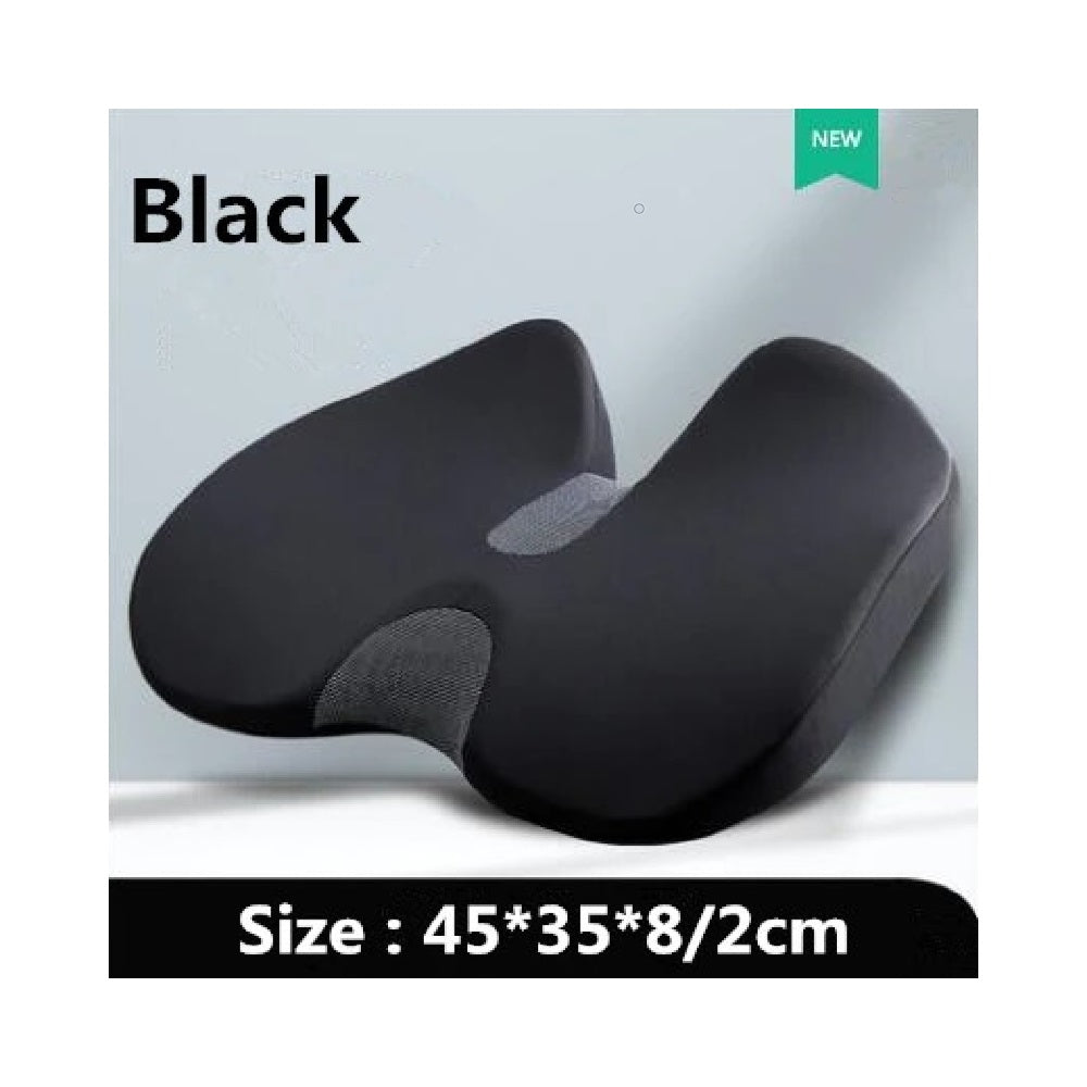 Memory Foam Seat Cushion Suitable for Office Chairs & Car Seats