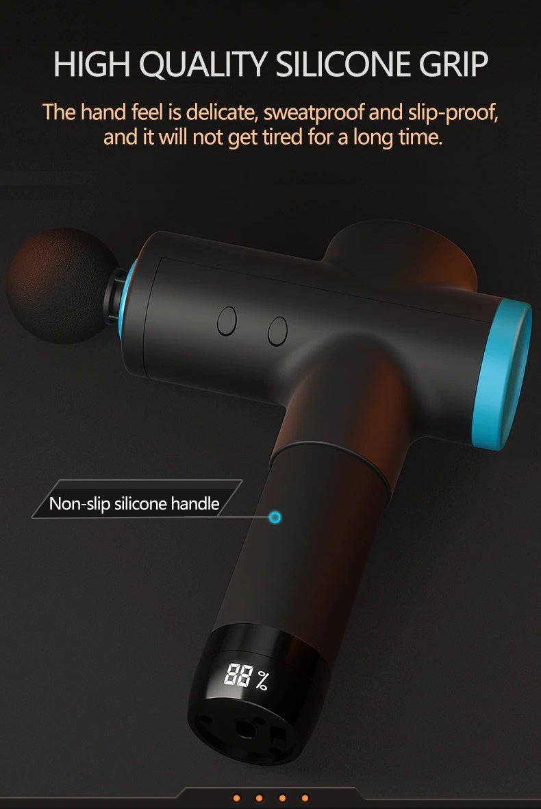 Professional Deep Relaxation Massage Gun LCD Display.