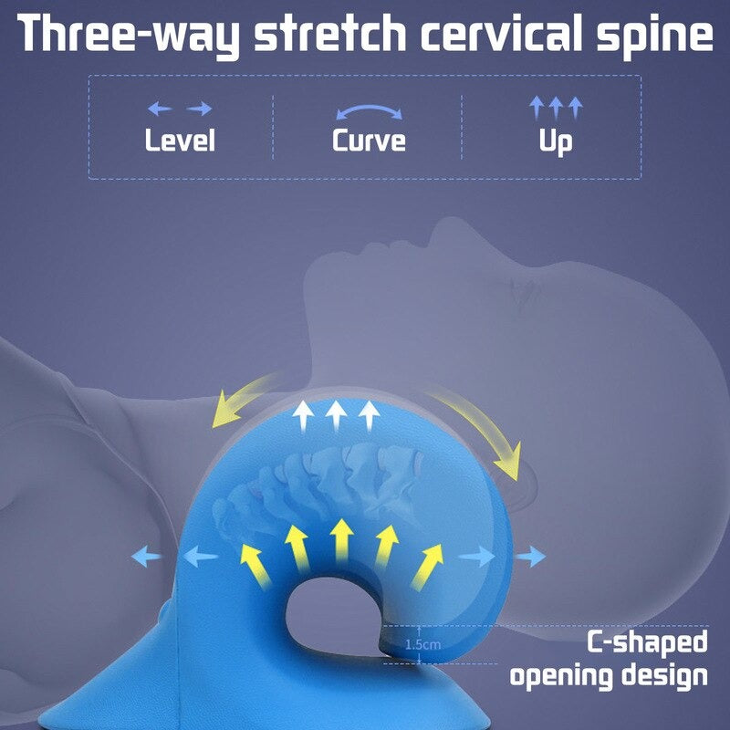 Cervical Stretch Gravity Muscle Relaxation Shoulder Massage Pillow