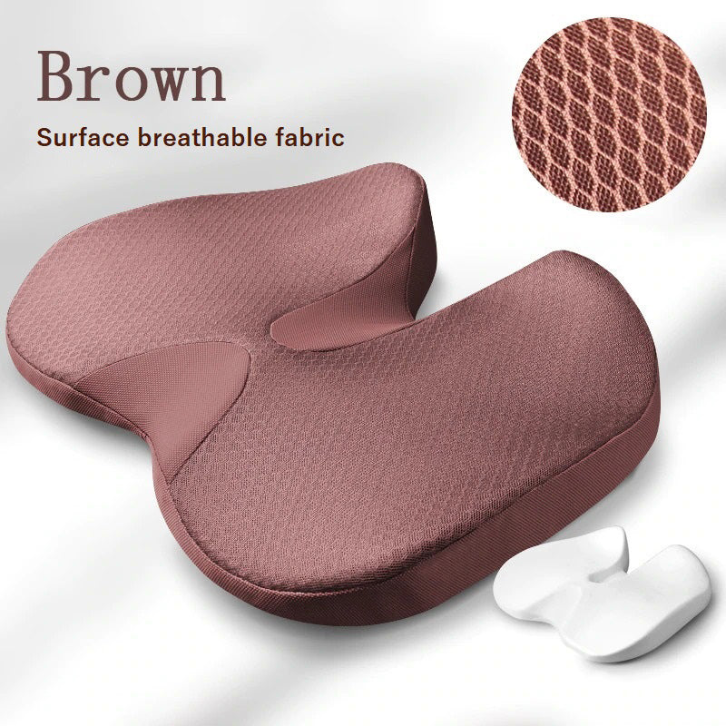 Memory Foam Seat Cushion Suitable for Office Chairs & Car Seats