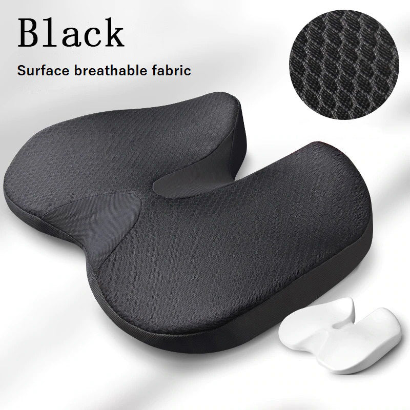 Memory Foam Seat Cushion Suitable for Office Chairs & Car Seats