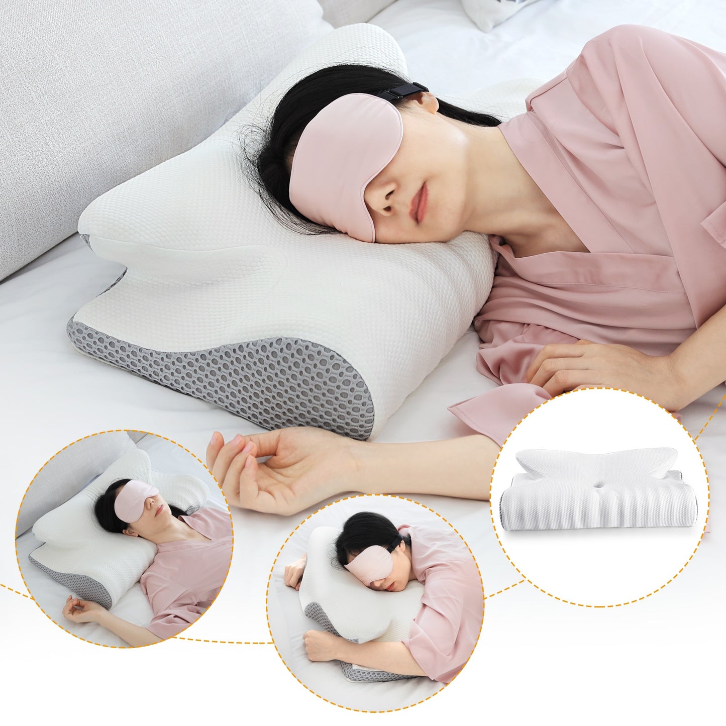 Memory Foam Cervical Pillow for Cervical Pillow Ergonomic.